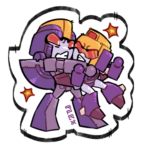 G1 Goofball Decepticon Stickers