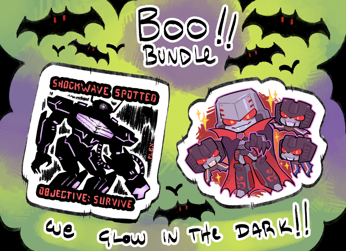 BOO!! Bundle (Halloween Stickers)