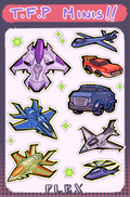T.F.P. Minis Sticker Sheet