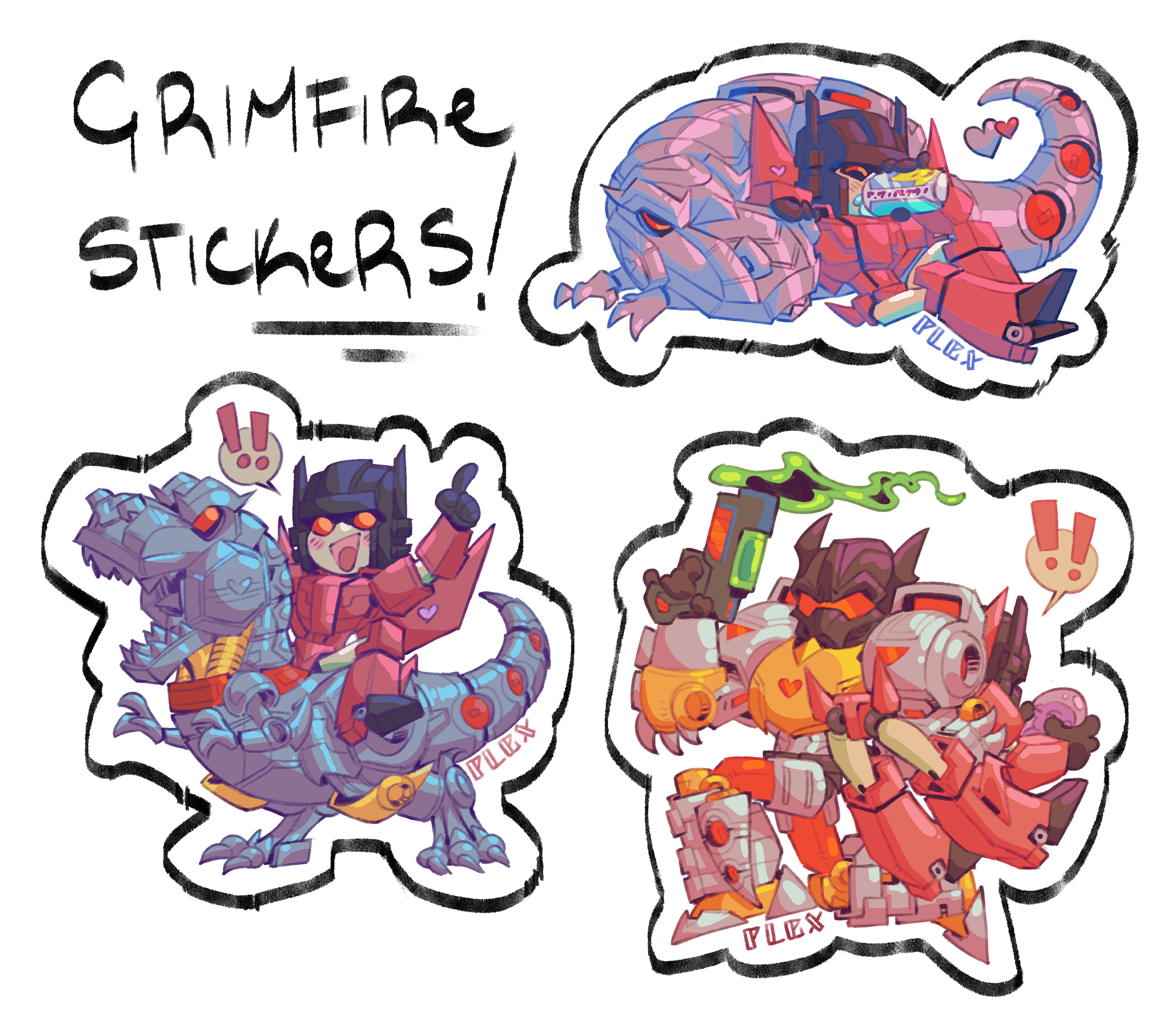Grimlock/Misfire Stickers