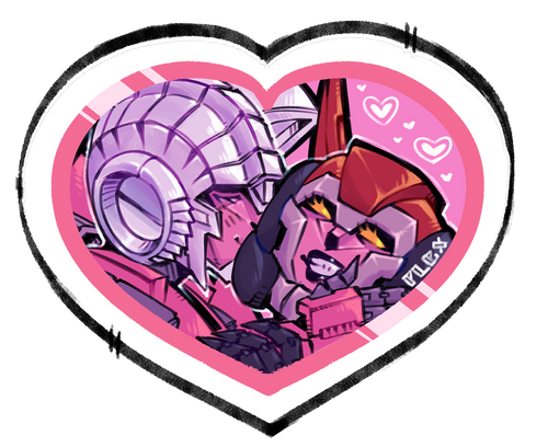 MTMTE Heart Stickers