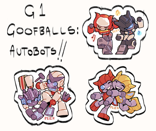 Afterlight Archives Goofball Autobot Stickers