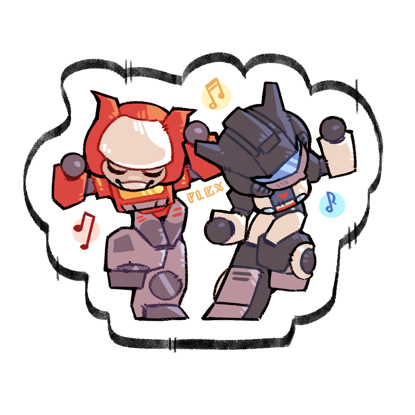 G1 Goofball Autobot Stickers