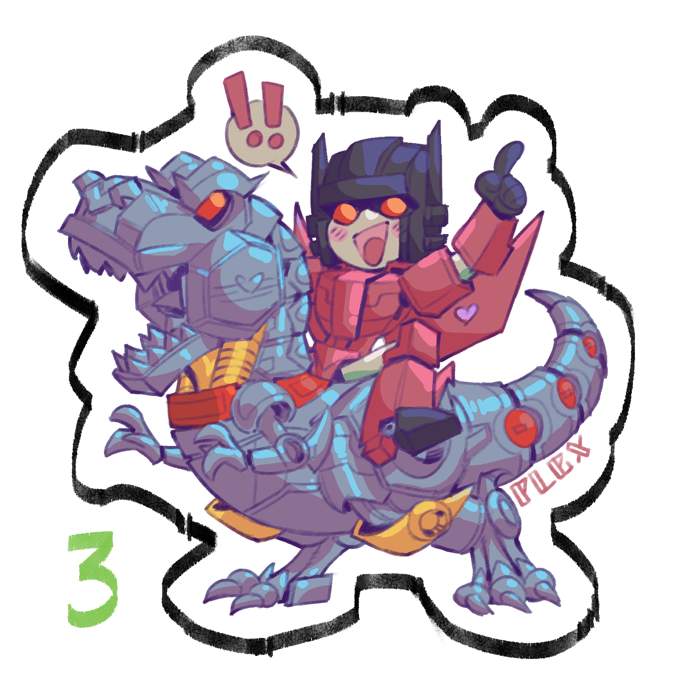 Grimlock/Misfire Stickers