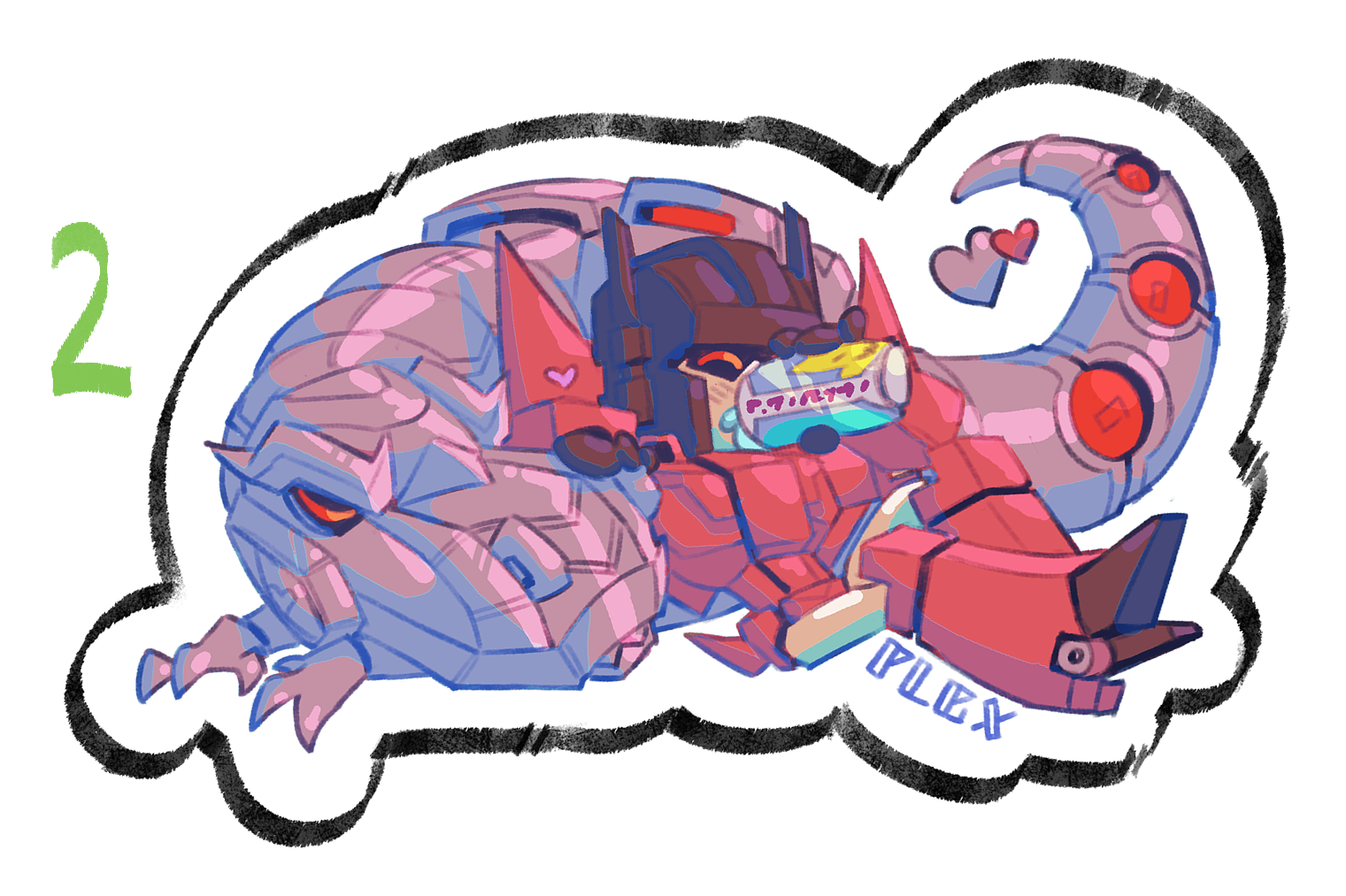 Grimlock/Misfire Stickers