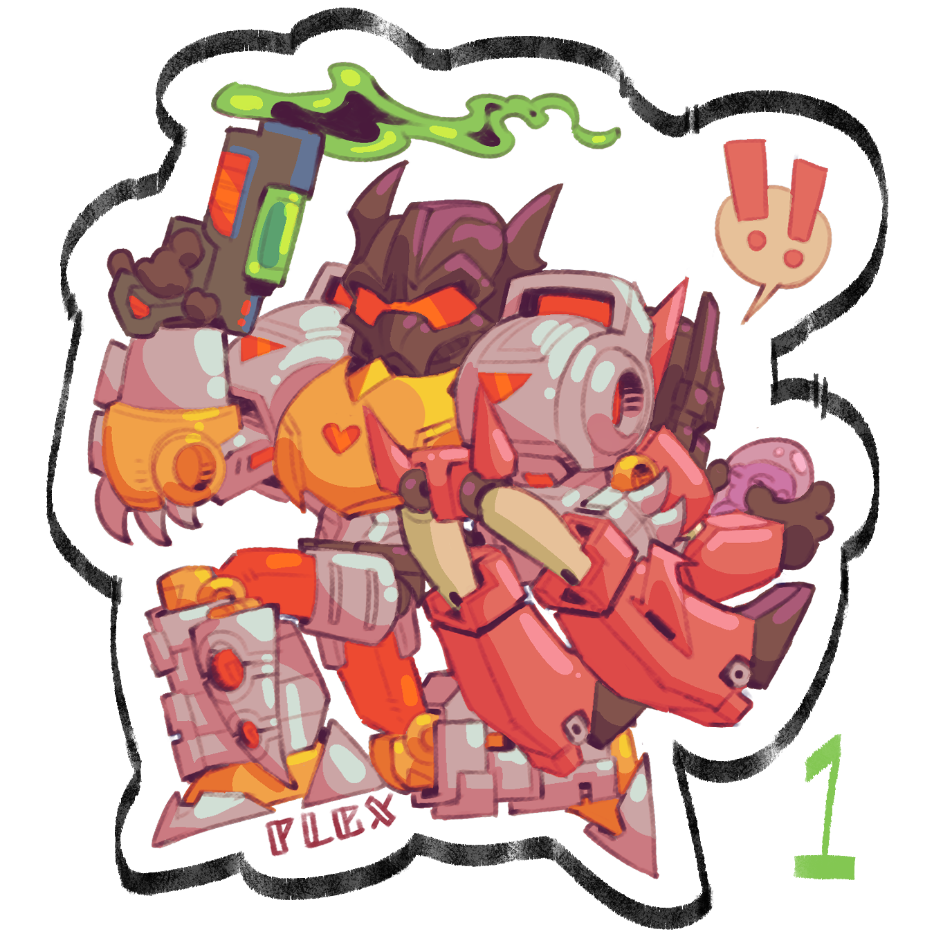 Grimlock/Misfire Stickers