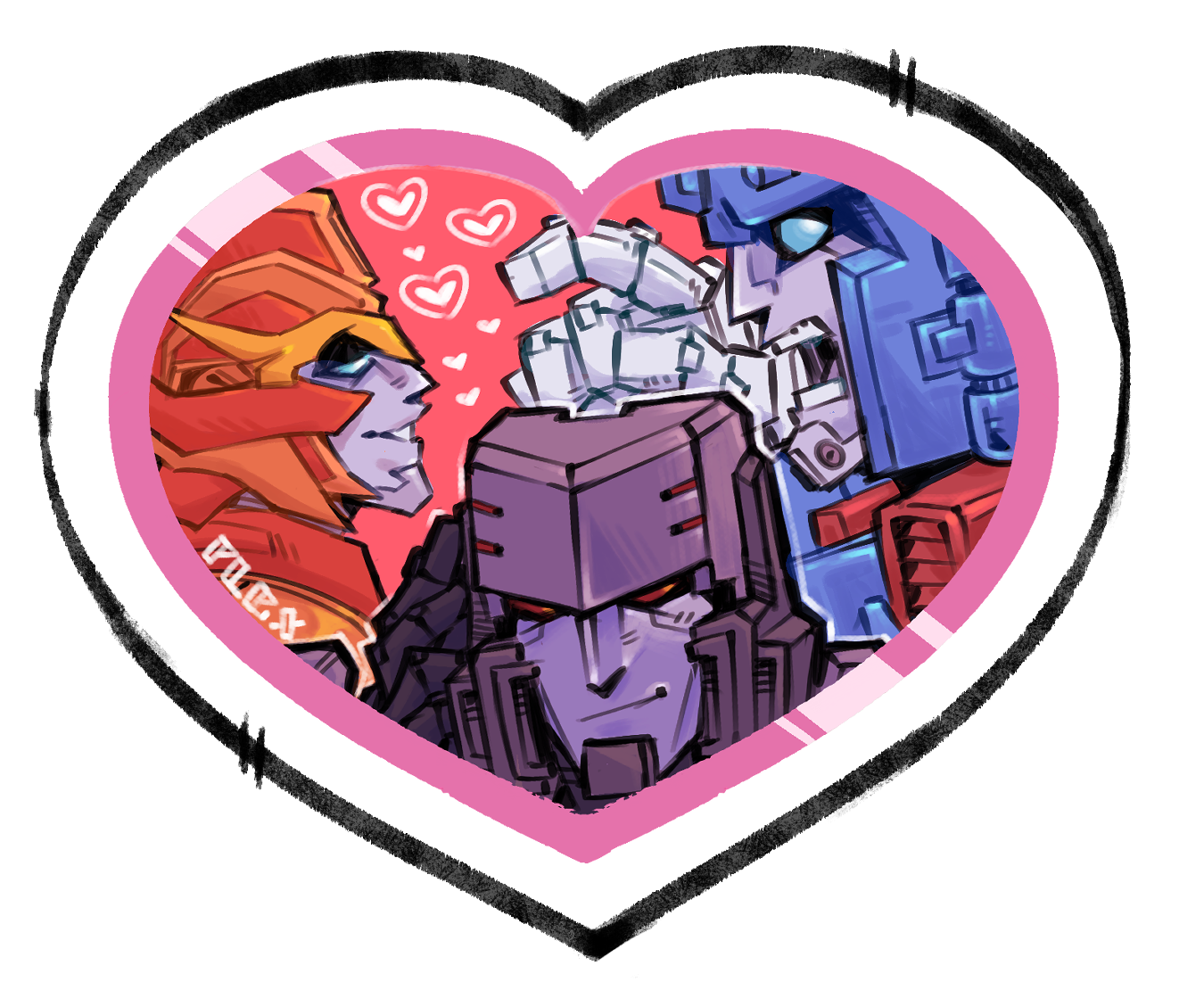 MTMTE Heart Stickers